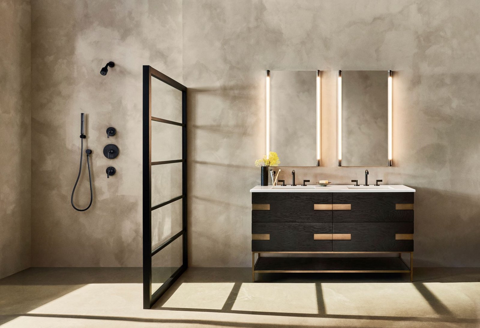 Bathroom wall design options